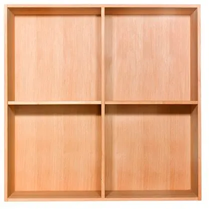 Kidi bokhylla - Massiv fingerskarvad ek - Naturlig olja - 20 cm